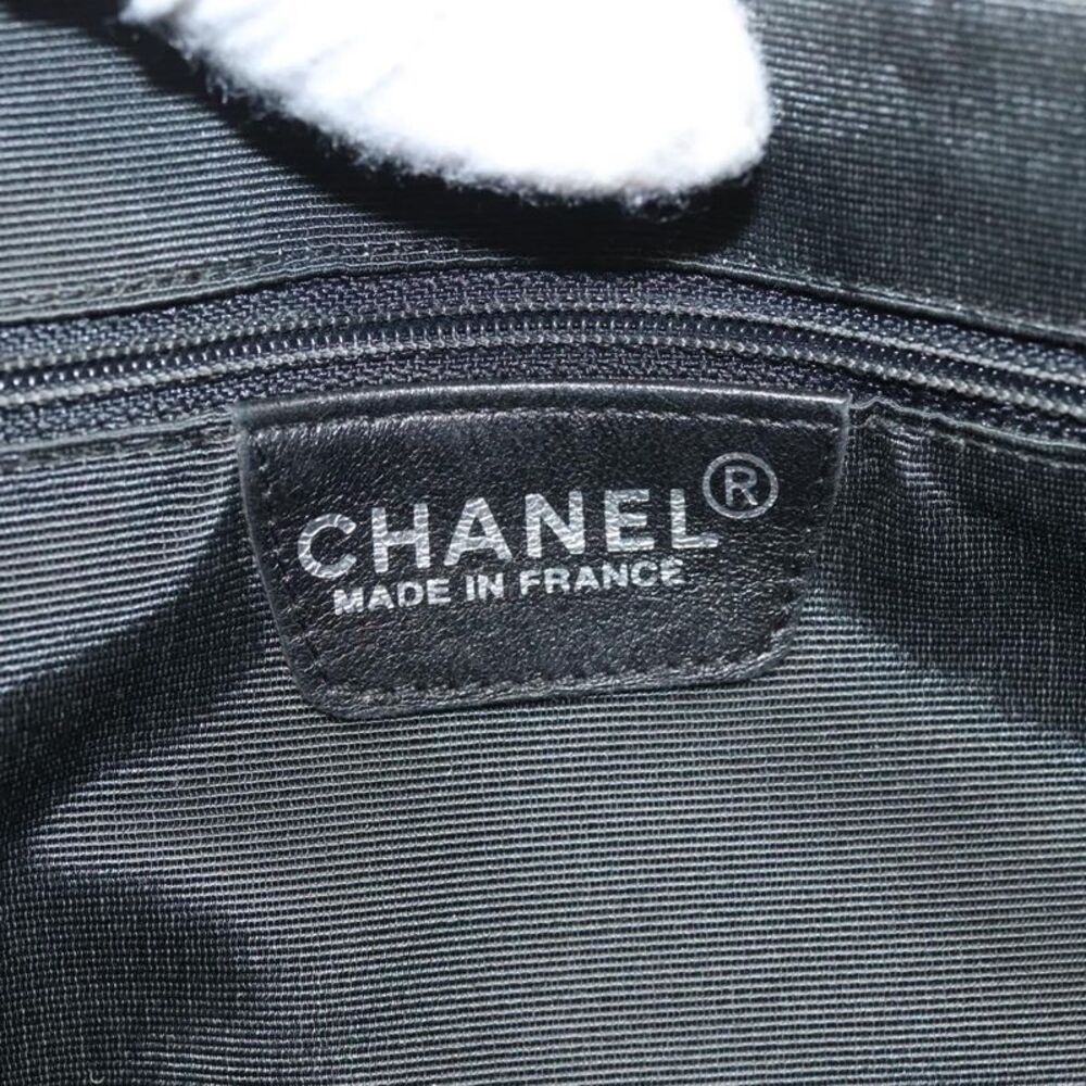 Chanel Chocolate Bar Black Canvas Handbag (Pre-Owned) - Picture 13 of 16